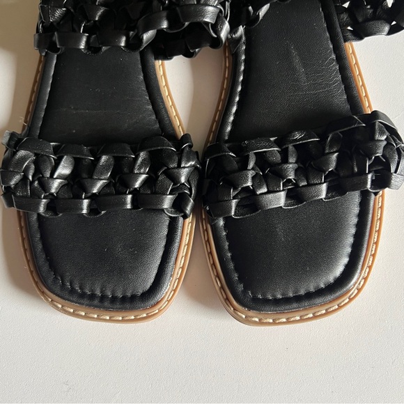 Crown Vintage Oleya Leather Double Braided Strap Sandals - Picture 6 of 10